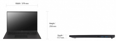 Представлены лёгкие ноутбуки LG Gram 16 и 17 нового поколения. Процессоры Intel Alder Lake, графика GeForce RTX 2050 и масса от 1,29 кг