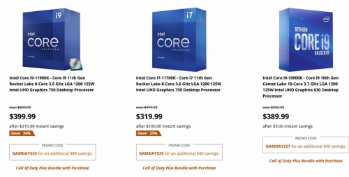 Топовый процессор Core i9-12900KS подешевел в США на 150 долларов в рамках &laquo;геймерских дней&raquo;