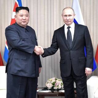 Путин направил телеграмму Ким Чен Ыну Вводная картинка